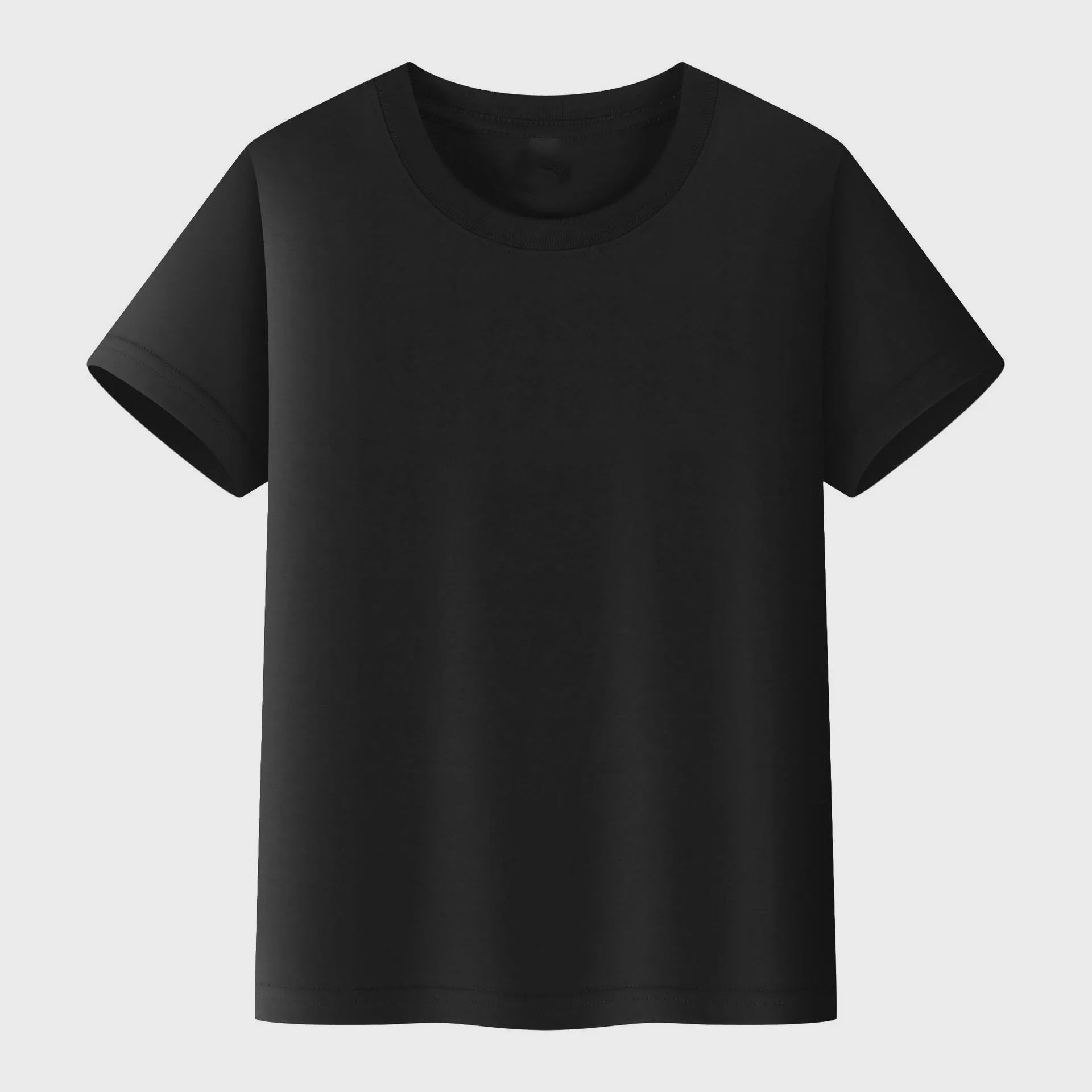 Basic Katoenen T-shirt voor Kinderen & Baby's - Jongens & Meisjes - Wit & Roze - Maten 1 t/m 14 Jaar