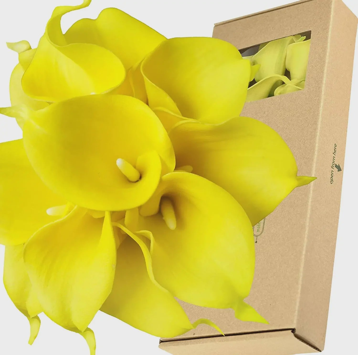 Real Touch Kunst Calla Lelies - Bruidsboeket & Bloemstukken (15 stuks)