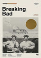 Breaking Bad Canvas Poster - Vintage Film Art Print voor Woonkamer Decoratie