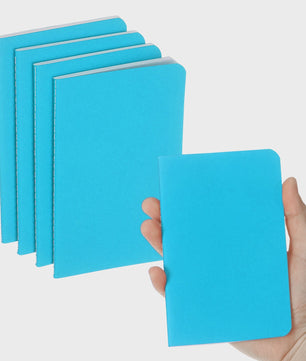 Set van 4/6 Mini A6 Notitieboekjes - Kraft Paper, Gelinieerd, Draagbaar Memo Pad