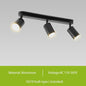 Verstelbare GU10 LED Spot Plafondlamp - Keuze uit 2, 3 of 4 Spots