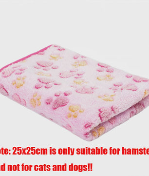 Zachte Fluwelen Deken voor Huisdieren - Warm & Comfortabel met Schattige Pootafdrukken