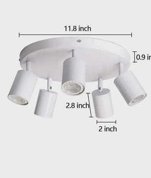 Verstelbare LED Spot Rail - 7W/12W GU10 - Plafond- en Wandspot