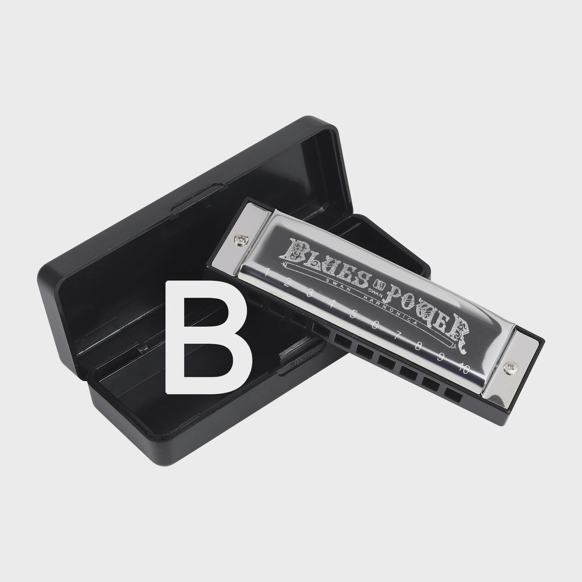 Professionele Diatonische Blues Harmonica - 10 Gaten, 20 Tonen, Inclusief Koffer