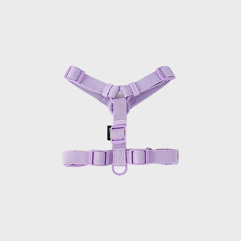 Verstelbaar Hondentuigje met Lijn & Halsband Set - Macaron Kleuren - Reflecterend & Comfortabel