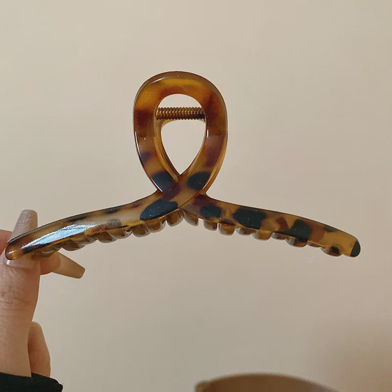 Minimalistische Geometrische Haarclip - Acryl Vierkante Klip