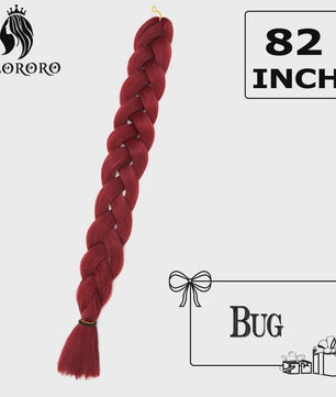 Alororo Jumbo Braids Haarverlenging - 82 Inch Synthetisch Hittebestendig Vlecht Haar