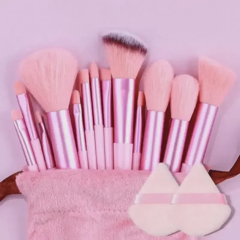 Professionele Make-up Kwasten Set: Zachte Kabuki & Blending Penselen voor Foundation, Poeder, Oogschaduw - Beauty Tools Kit