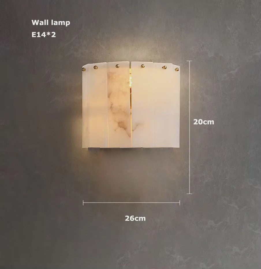 Luxe Marmer LED Kroonluchter Goud/Chroom - Dimbaar