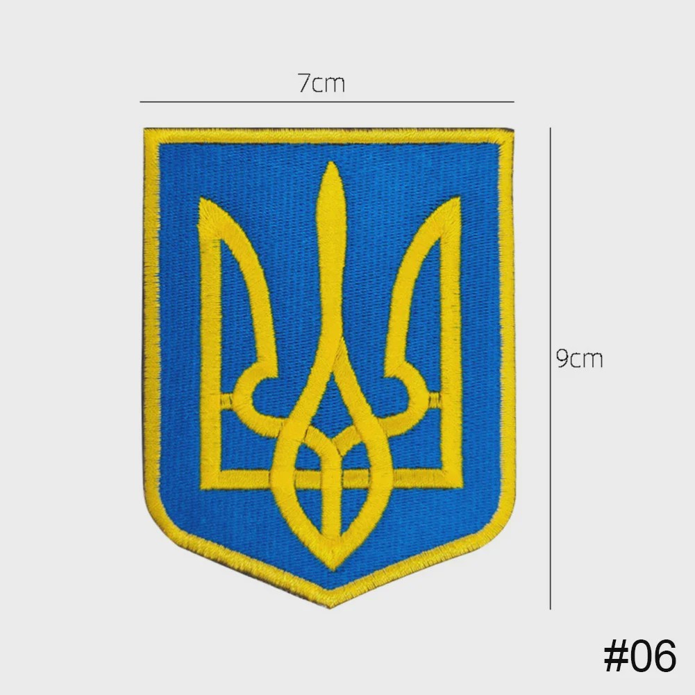 Ukraine Vlag Patches & Nationaal Embleem - Geborduurde Tactische Badges voor Kleding