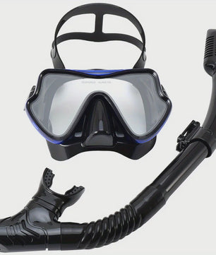 Professionele Duikbril en Snorkel Set voor Volwassenen - Panoramisch Gehard Glas
