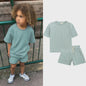 Zomer Set Kinderen: T-shirt met Korte Broek - Jongens & Meisjes Sportkleding Outfit