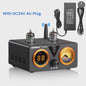 AIYIMA T9 PRO HiFi Bluetooth 5.2 Tube Versterker met VU Meter - 100W x 2 Stereo Audio Amp met USB DAC, COAX & OPT