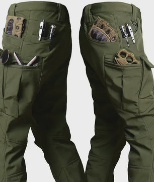 Militaire Softshell Combat Set: Ademend Uniform met Capuchon Jas en Cargo Broek - Ideaal voor Jacht & Outdoor