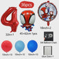 Superheld Folieballonnen Set: Spiderman, Batman, Iron Man & Captain America - Feestdecoratie