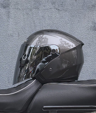 Motorhelm Heren Dames Universeel Vier Seizoenen Dubbel Vizier