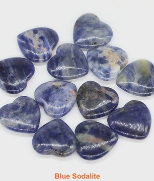 Natuurlijke Hartvormige Kristalstenen (20mm) - Amethist, Edelsteen voor DIY & Decoratie
