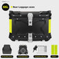KEMIMOTO Universele Aluminium Motor Topkoffer 65L met Lederen Voering