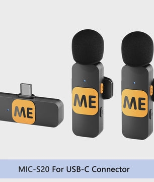 BOYA BY-V Professioneel Draadloos Lavalier Mini Microfoon Systeem voor iPhone & Android