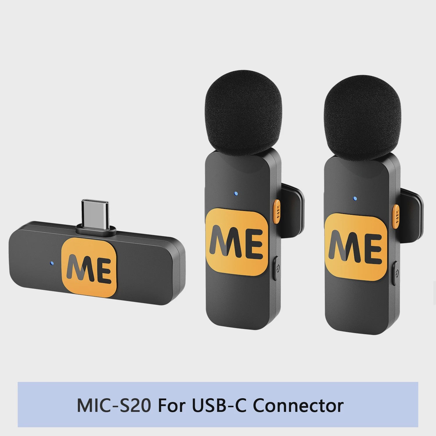 BOYA BY-V Professioneel Draadloos Lavalier Mini Microfoon Systeem voor iPhone & Android