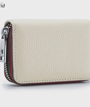 Luxe Lederen Pasjeshouder Portemonnee met RFID - Accordion Design - Heren & Dames