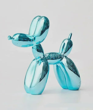 Glanzende Ballonhond Sculptuur - Stijlvolle Decoratie voor Huis & Kantoor