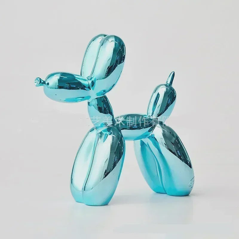 Glanzende Ballonhond Sculptuur - Stijlvolle Decoratie voor Huis & Kantoor