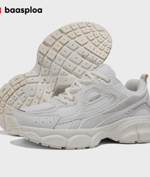 Baasploa Dames Sportschoenen - Lichtgewicht Ademende Hardloopsneakers met Anti-slip Zool