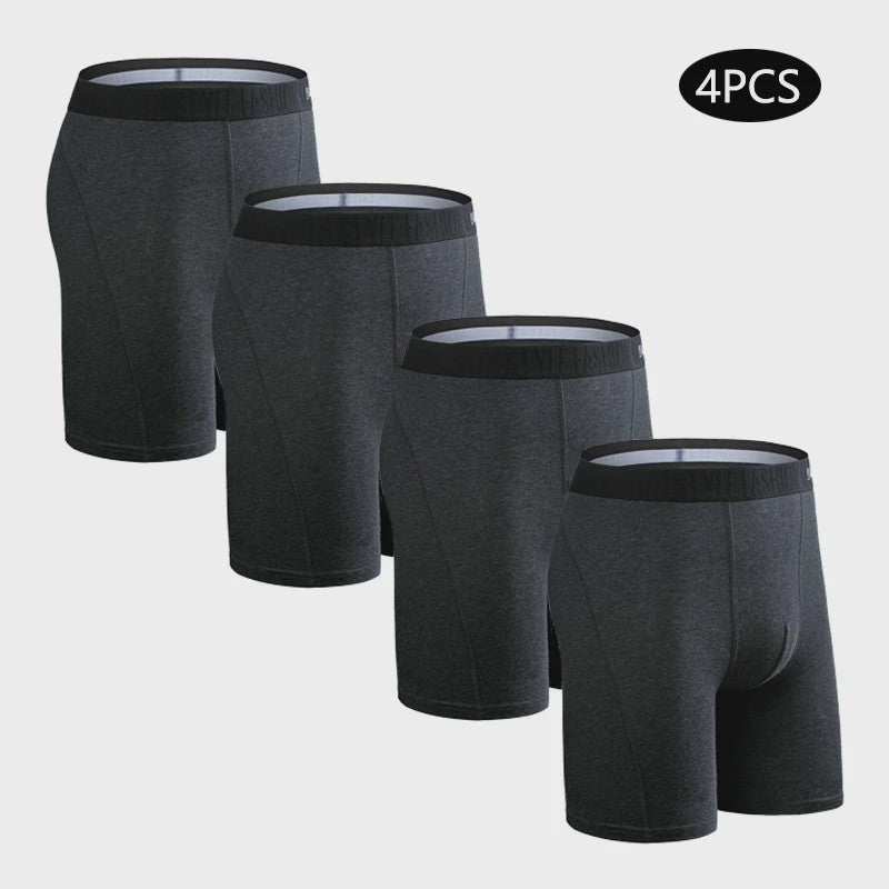 Lange Boxershorts voor Heren - Comfortabel Katoen & Plus Size Pasvorm