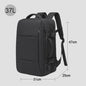 BANGE Heren Rugzak - Waterdicht, Uitbreidbaar, 17.3" Laptopvak, Grote Capaciteit voor Reizen & Wandelen