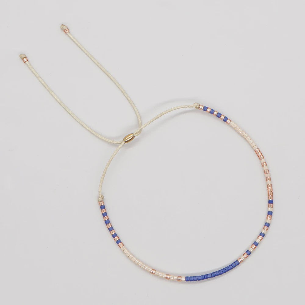 Zomerse Miyuki Kralen Armband - Turquoise & Blauw - Boho & Etnisch