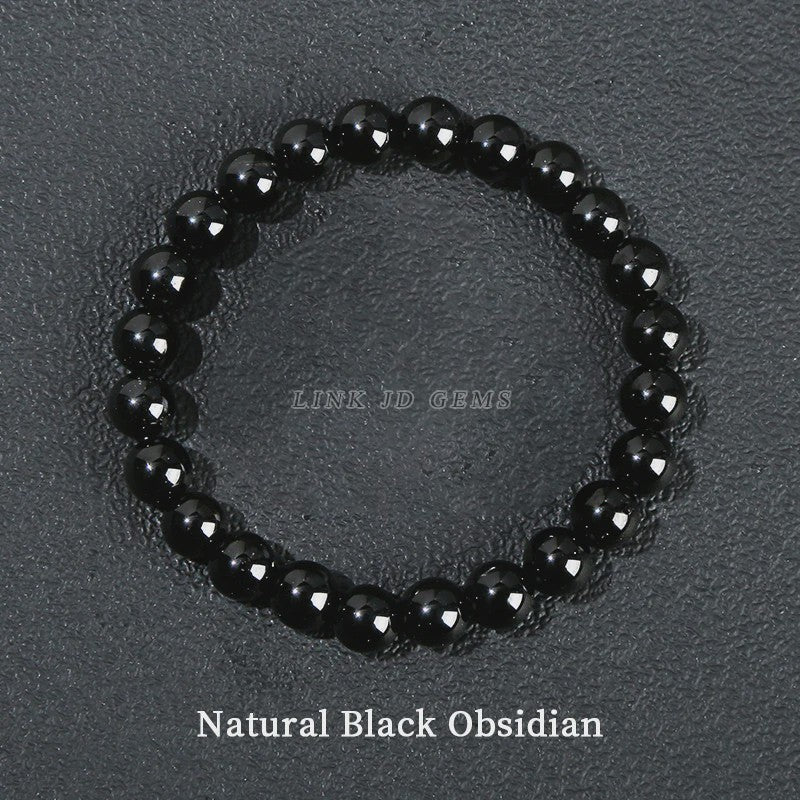 Natuurstenen Kralen Armband - Lapis Lazuli, Amethist, Rozenkwarts & meer