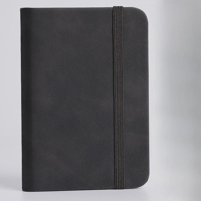 Compact A7 Notitieboekje met PU Cover - Mini Memo Pad voor Onderweg