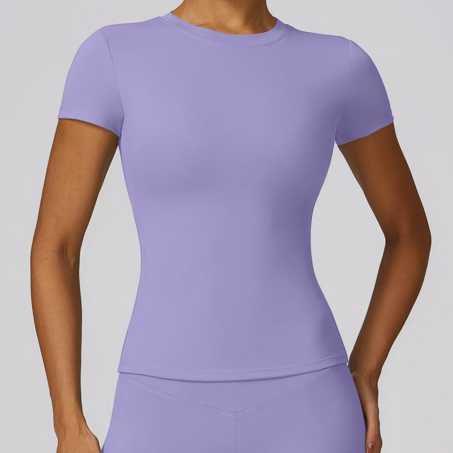 NCLAGEN Sport T-shirt Dames - Ademend & Stretchy Korte Mouw voor Yoga, Fitness & Hardlopen