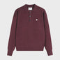 Dames Gebreide Poloshirt met Omvouwbare Kraag en Hartje - Comfortabel & Ademend