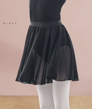 18 Colours Ballet Skirt Girls Toddler Kids Dance Chiffon Skirt Elastic Waist Short Dance Skirt for Girls Tutu Skirt for Ballet