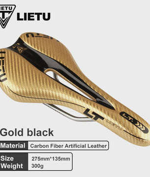 LIETU Fietzadel - Comfortabel MTB & Racefiets Zadel met Siliconen Gel Kussen en Antislip Grip
