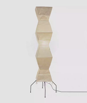 Akari Noguchi Stijl Verticale Vloerlamp - Japans Design Rijstpapier