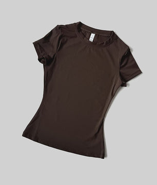 Seamless Sport Top Dames Korte Mouw - Yoga, Fitness & Running
