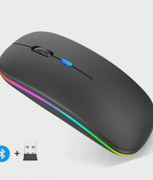 Draadloze Oplaadbare Muis: Bluetooth & 2.4GHz Dual Mode voor PC/Laptop