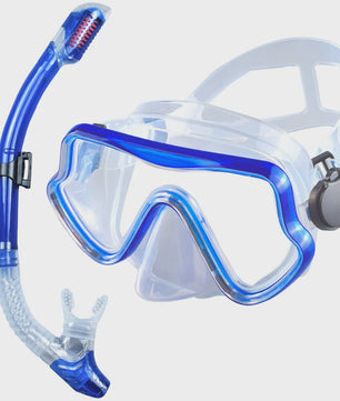 Professionele Duikbril en Snorkel Set voor Volwassenen - Panoramisch Zicht & Duurzaam Gehard Glas