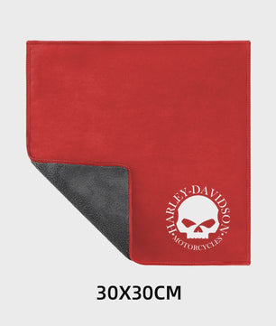 Set van 2 Harley Davidson Microvezel Doeken - Soft Drying Cloth voor Auto & Motor