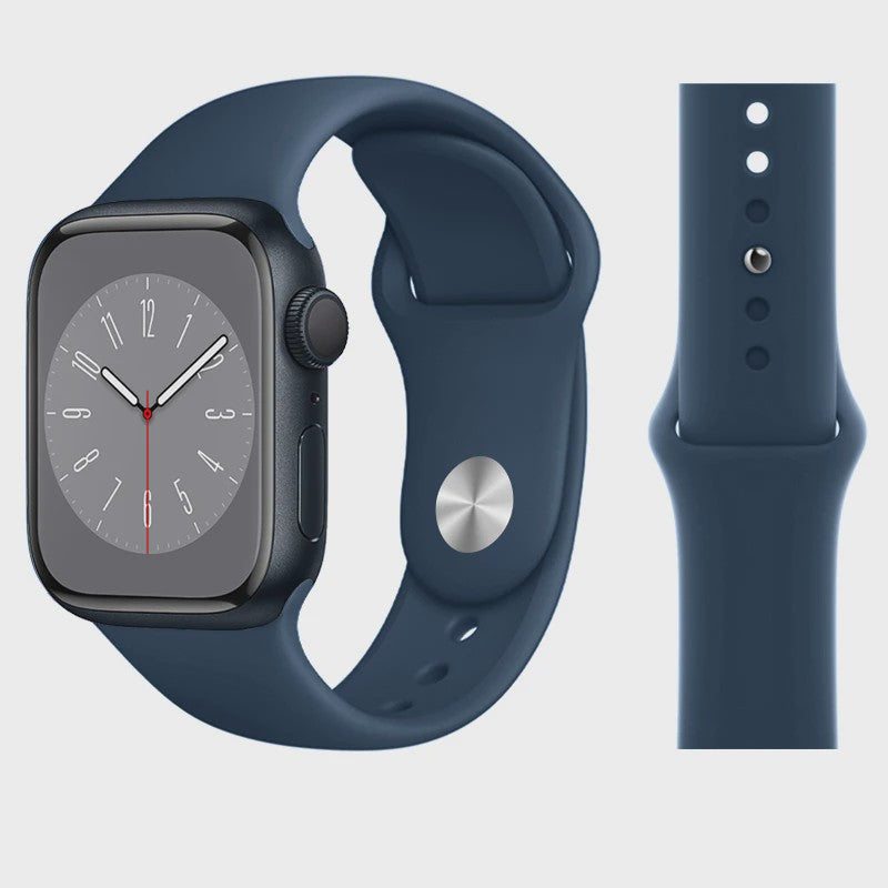 Sport Siliconen Bandje voor Apple Watch 38-49mm - Serie 1 t/m 11, SE, Ultra