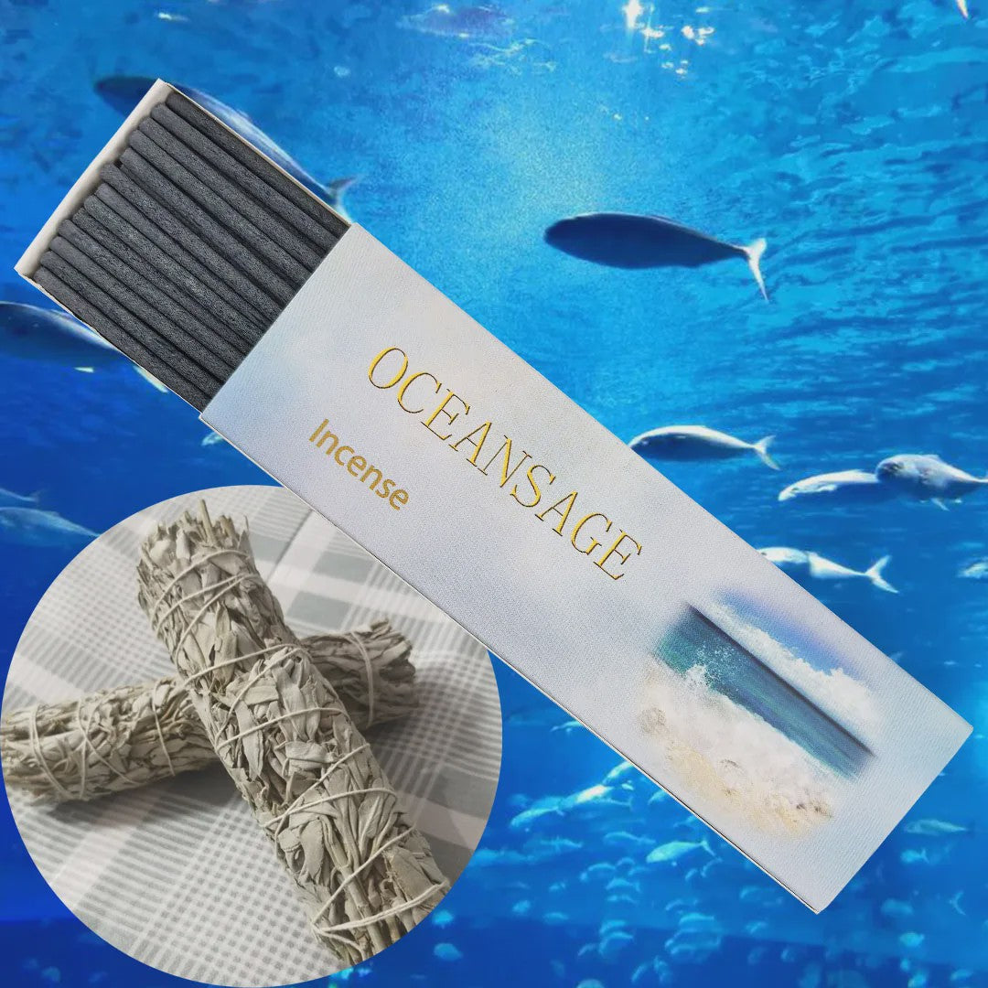 Set van 30 Dikke Geurige Rookwaren: Palo Santo, Salie, Ceder & Koffie - Voor Meditatie & Zuivering