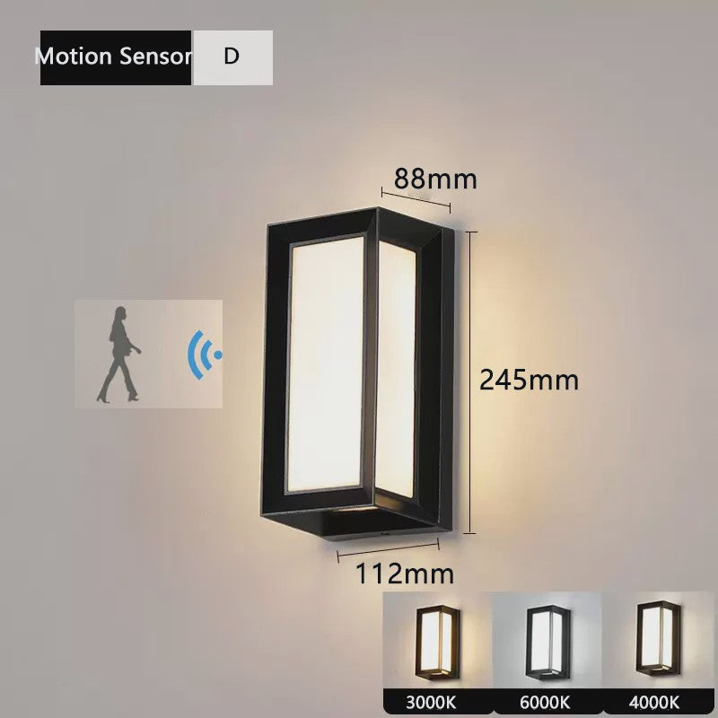 Waterdichte LED Buitenmuurverlichting met Bewegingssensor - IP65
