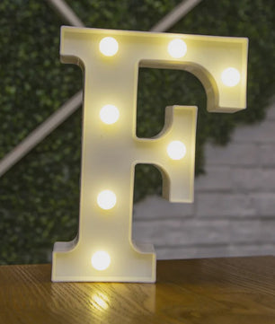 Decoratieve LED Letter & Cijfer Lampen - Creëer Sfeer met Warm Licht