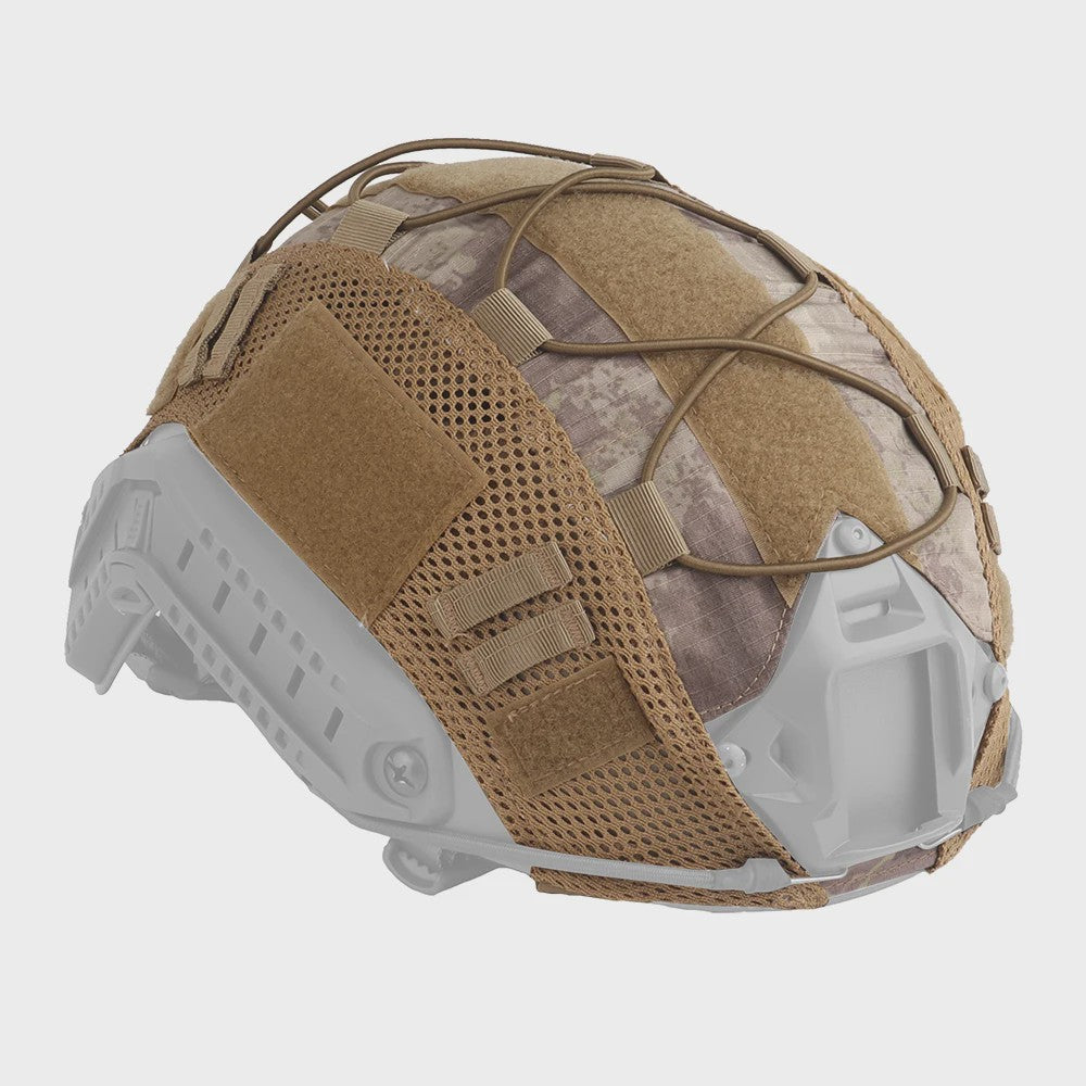 Tactische Helm Cover met Elastisch Koord voor Fast Helm - Airsoft & Paintball Camouflage