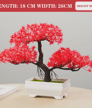 Kunst Bonsai Boom Potted Plant - Decoratieve Kunstplant voor Huis & Kantoor