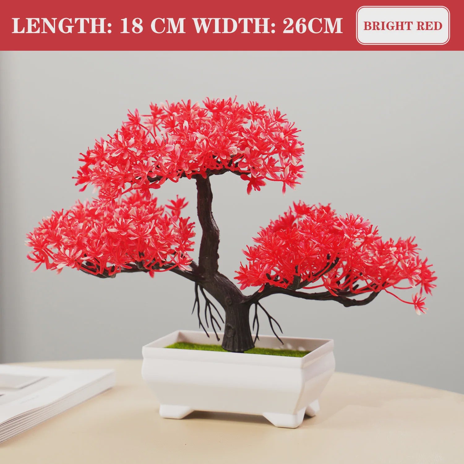 Kunst Bonsai Boom Potted Plant - Decoratieve Kunstplant voor Huis & Kantoor