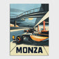 Retro F1 Formule 1 Raceauto Posters - Neon City Canvas Muurkunst